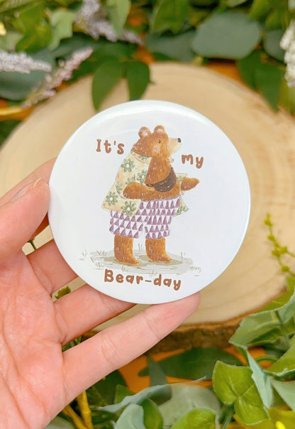 Cool Bear Birthday Badge
