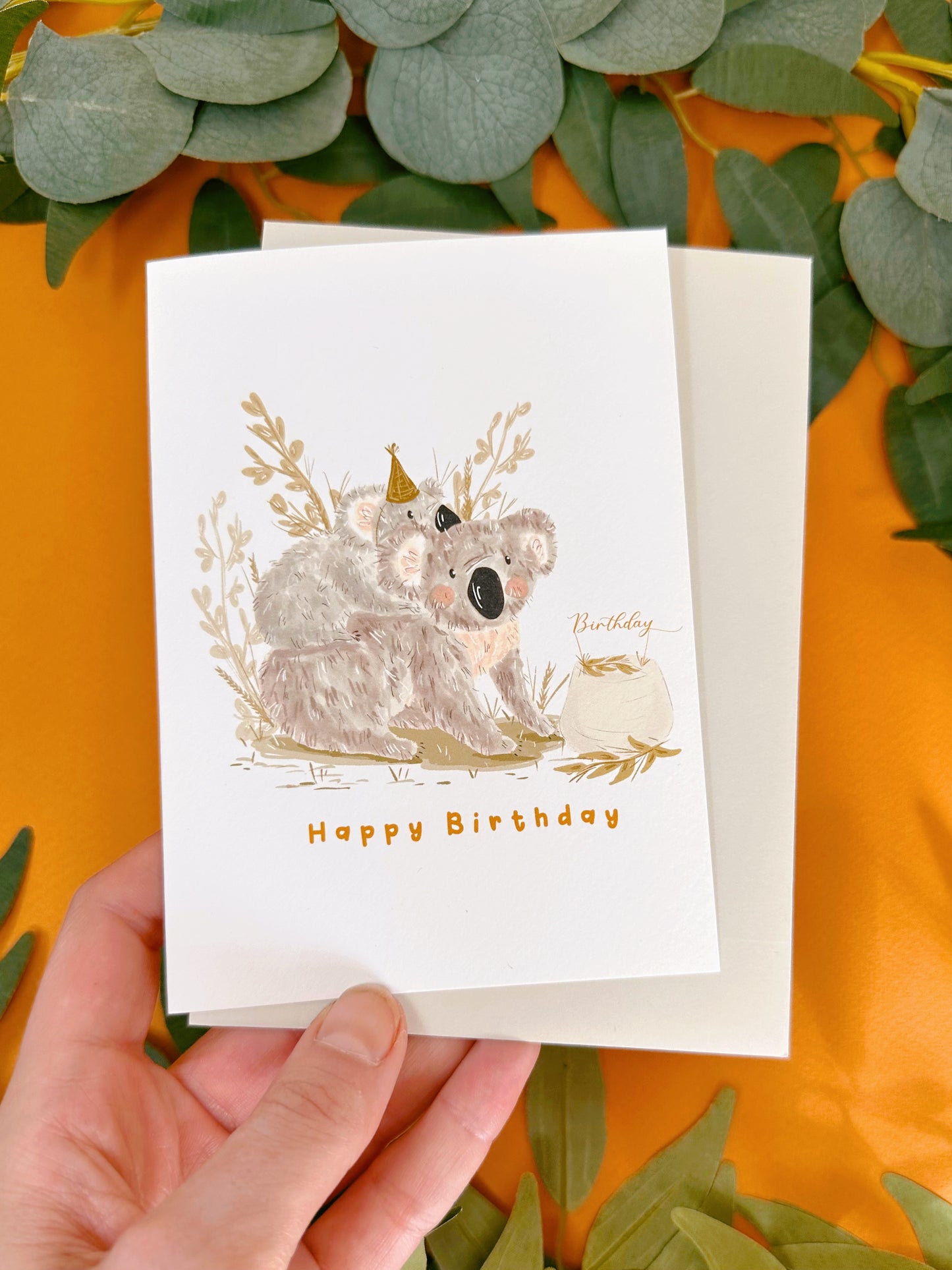 Party Koala Birthday Card
