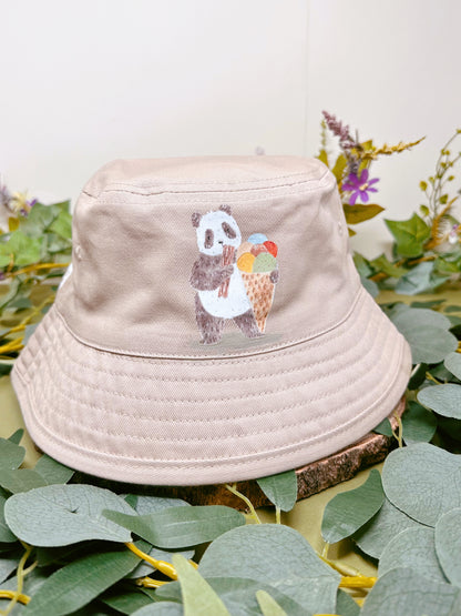 Panda Ice Cream Bucket Hat - Child