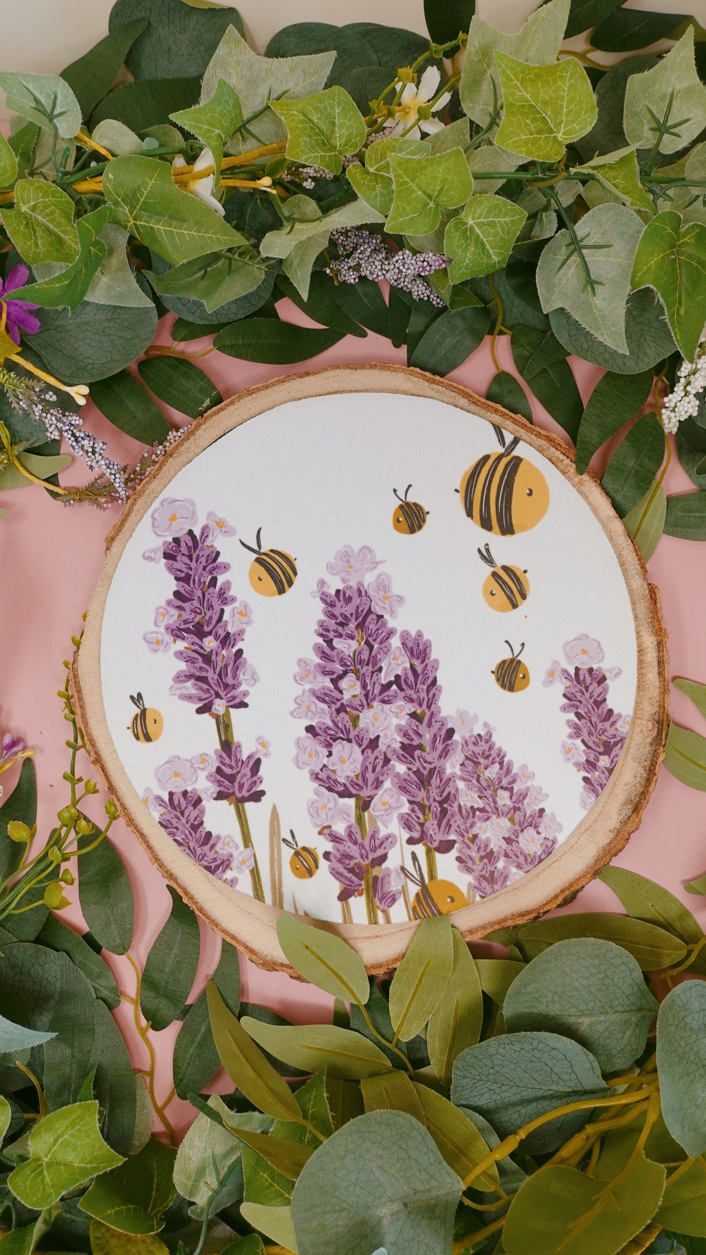 Bee Lavender Mousemat