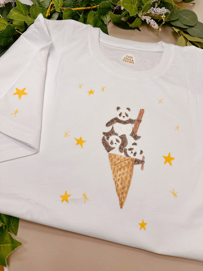 Panda Cone T-Shirt - Cotton
