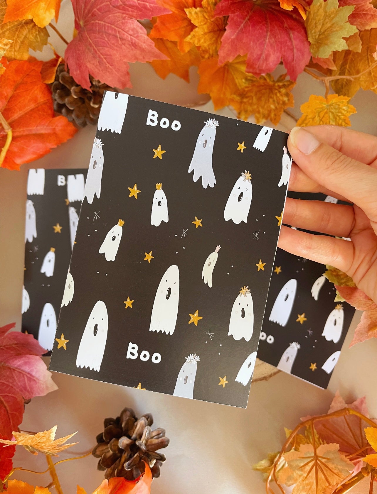 Spooky Ghost Note Cards