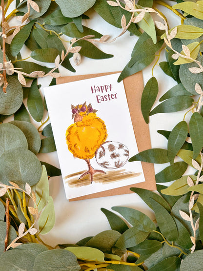 Cool Chick Easter Card