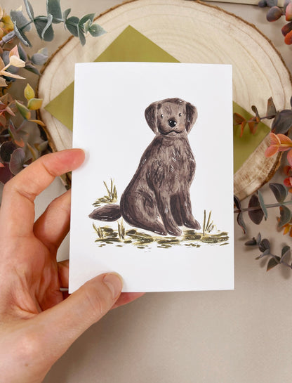 Labrador Dog Card