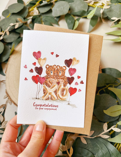 Bear Engagement Card