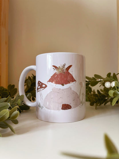 Fox Mushroom Mug