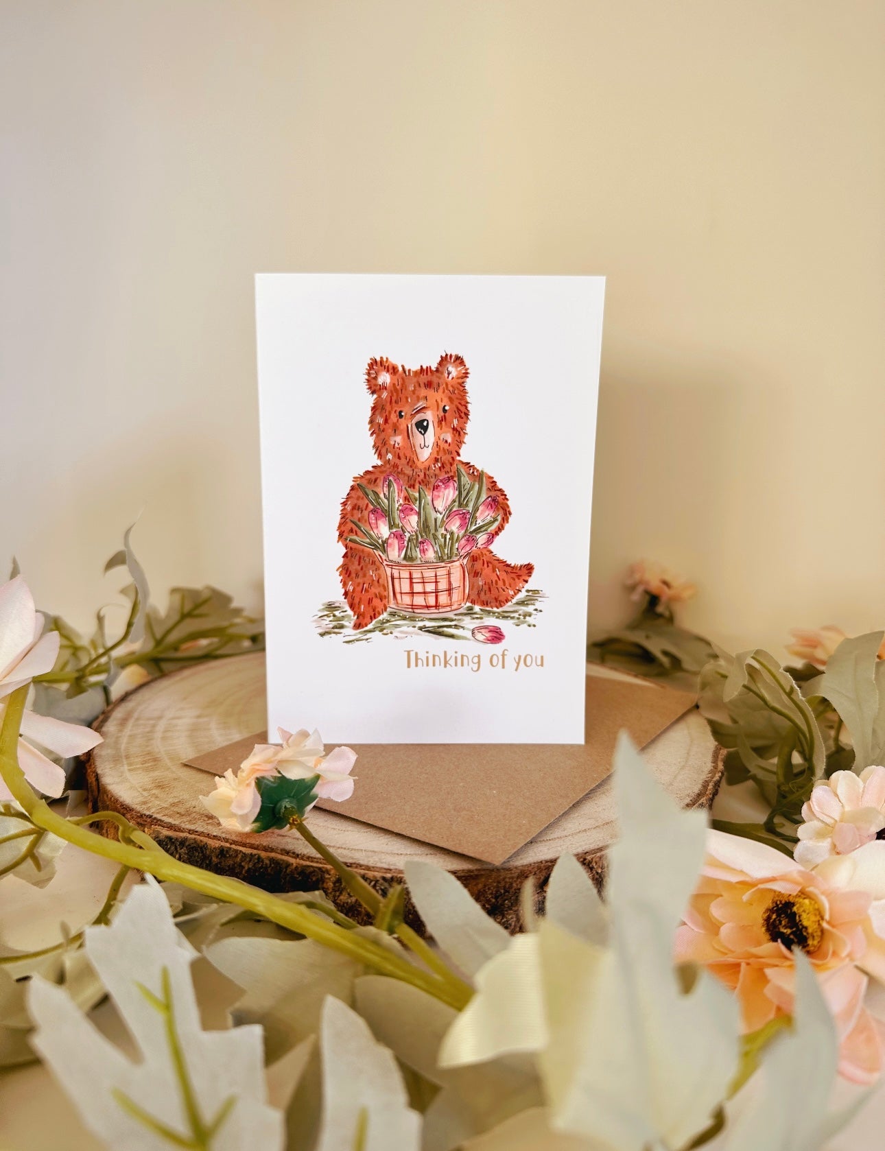 Bear Thinking of you Card