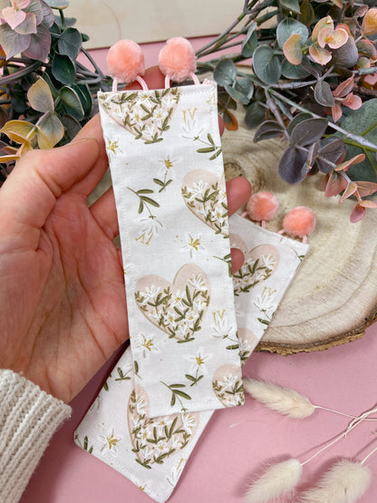 Floral Heart Bookmark