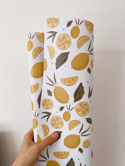 Lemon Wrapping Paper