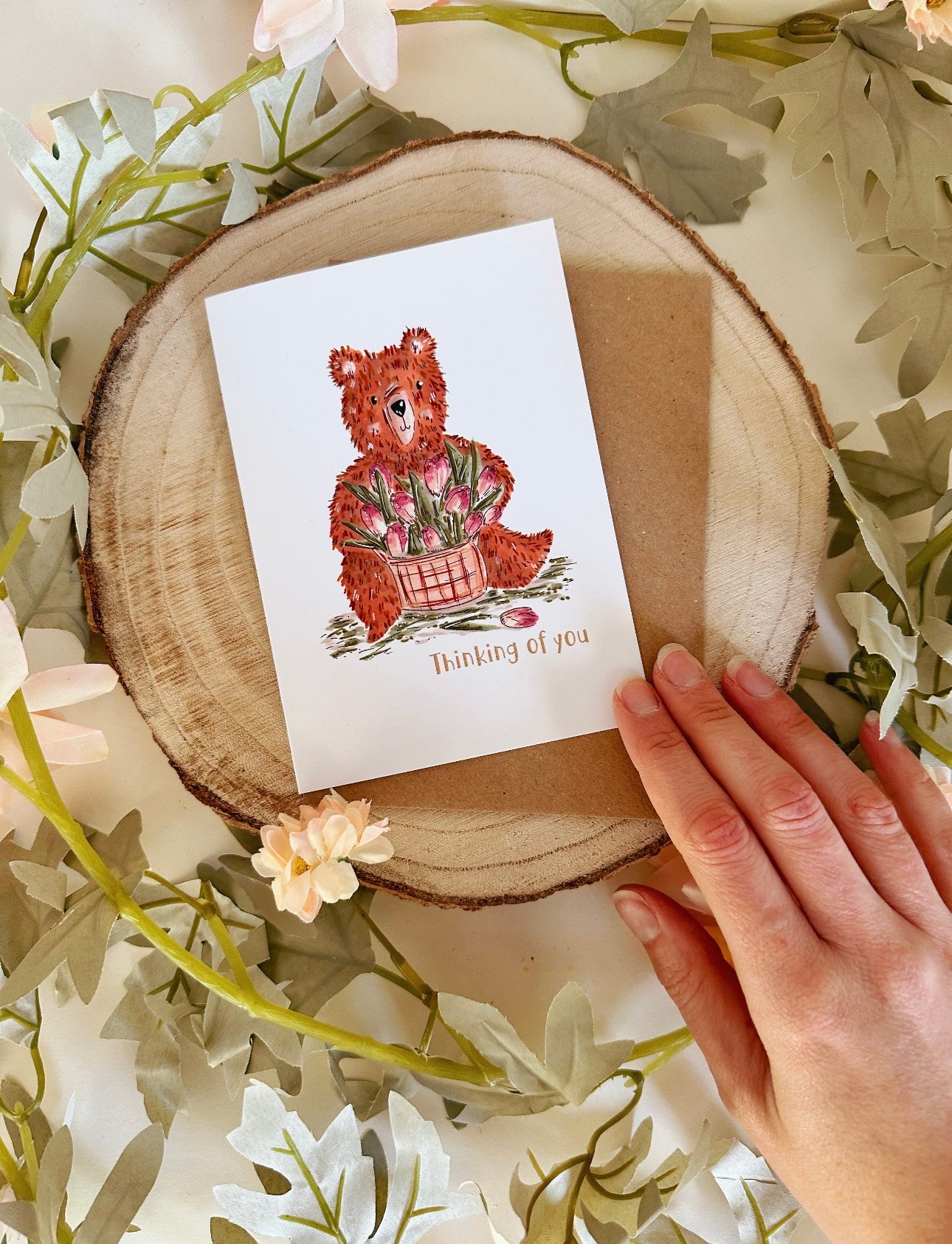 Bear Thinking of you Card
