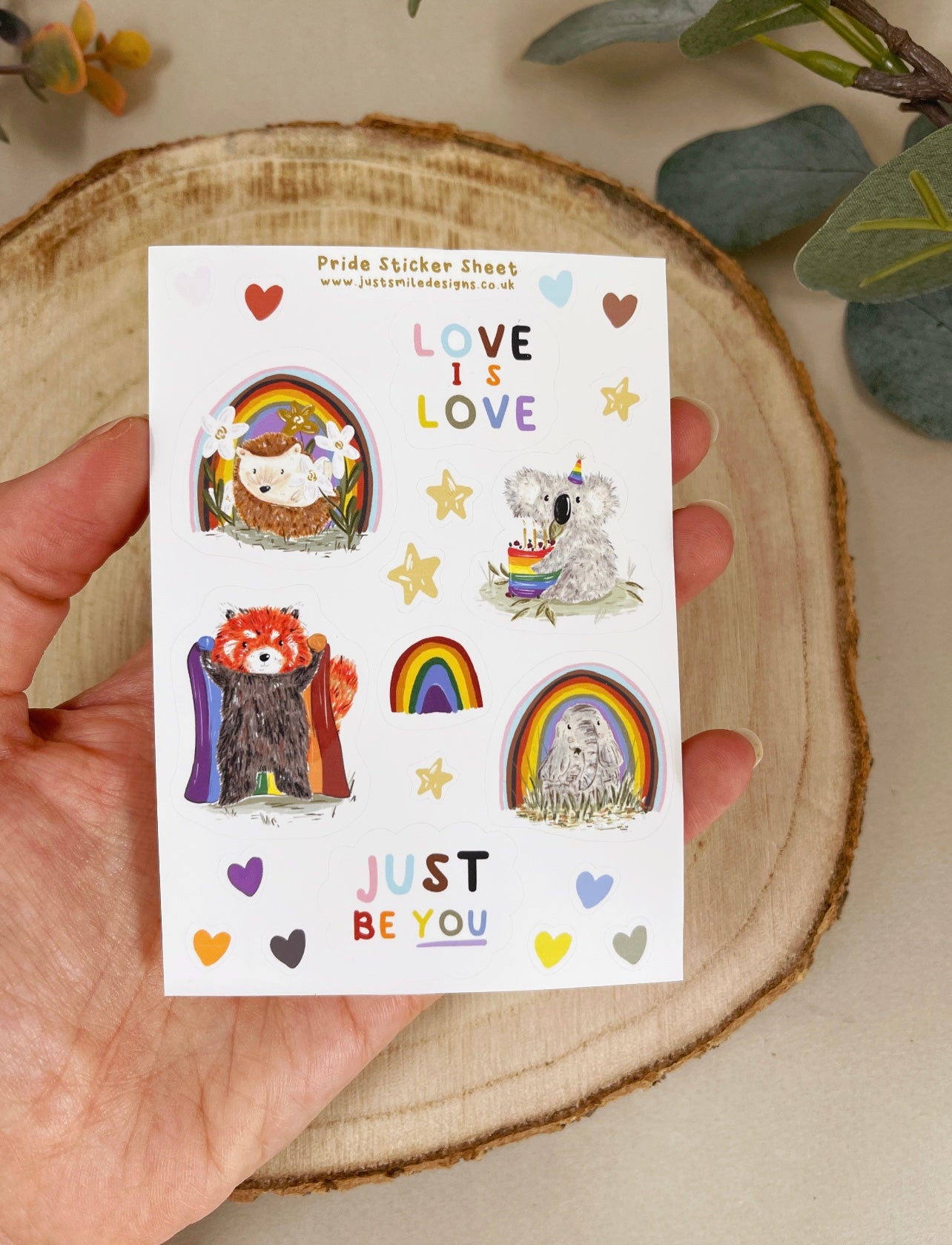 Pride Sticker Design Pride Sticker Sheet – Just Smile Designs
