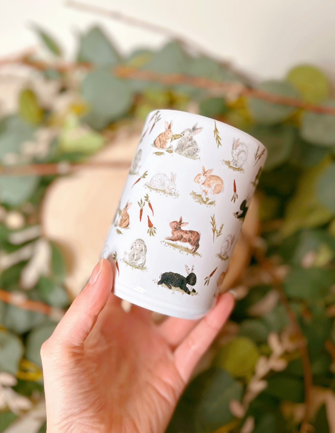 Rabbit Pattern Ceramic Mug