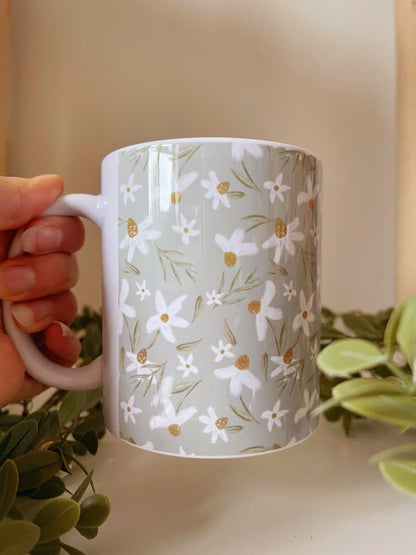 Daisy Floral Mug