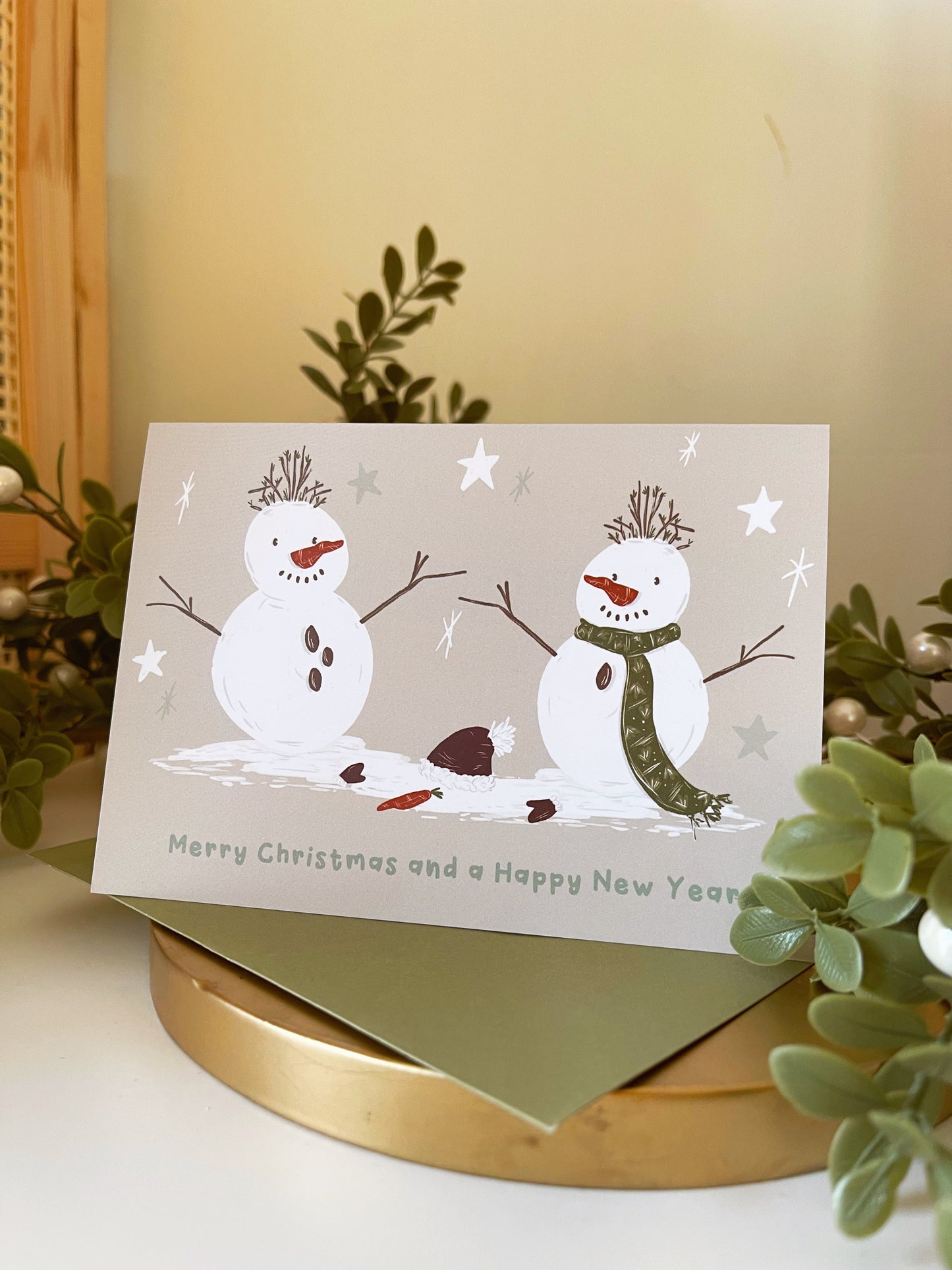 Snowmen Christmas Card