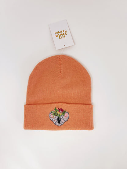 Koala Embroidered Beanie