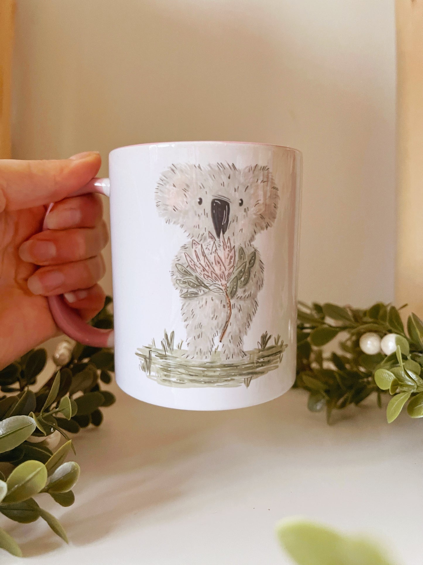 Koala Flower Mug