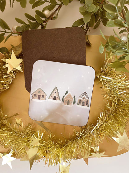 Gingerbread Houses Coaster