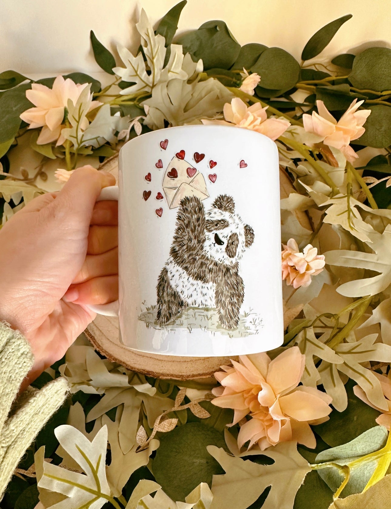 Panda Love Letter Mug