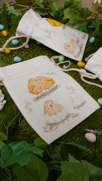 Baby Chicks Drawstring Bag