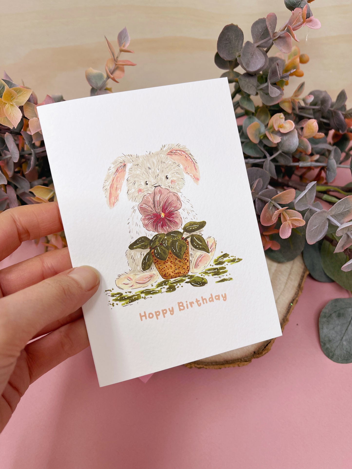 Rabbit Birthday Card