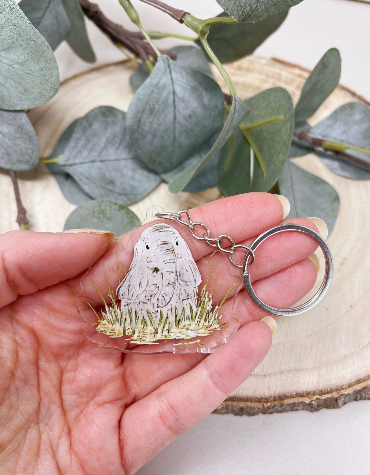 Elephant Keyring