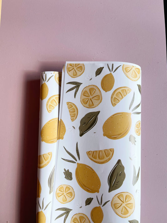 Lemon Wrapping Paper