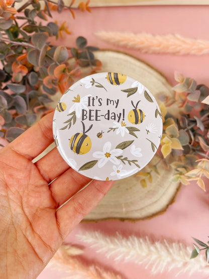 Bee Birthday Badge