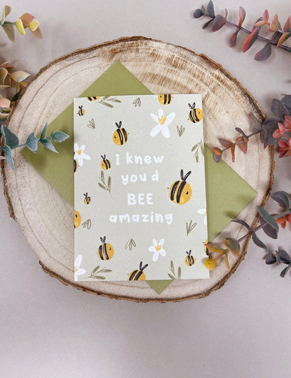 Bee Amazing Card