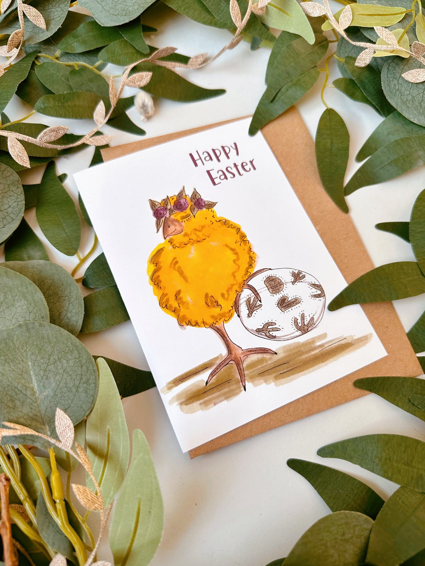 Cool Chick Easter Card