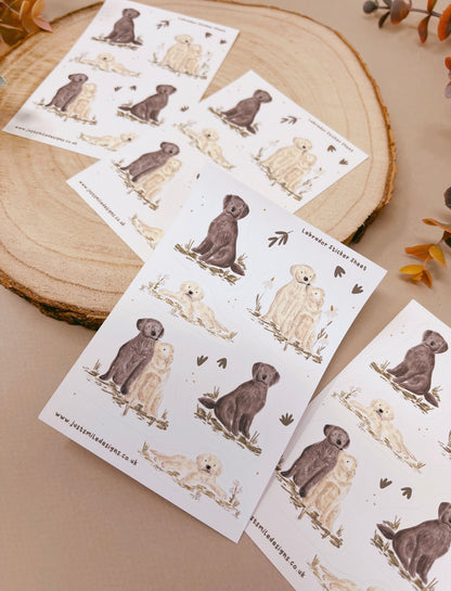 Labrador Sticker Sheet