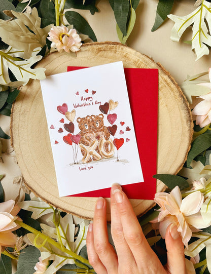 Bear Valentines Card