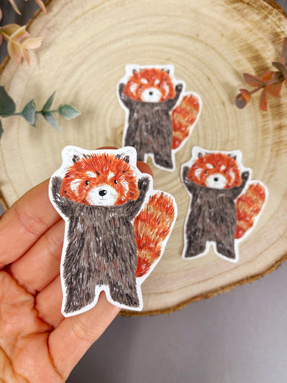 Roar Red Panda Sticker